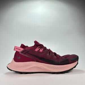 Nike Pegasus Trail 2 Dark Beetroot Lace Up Running Shoes CK4309-600 Women's Sz 8